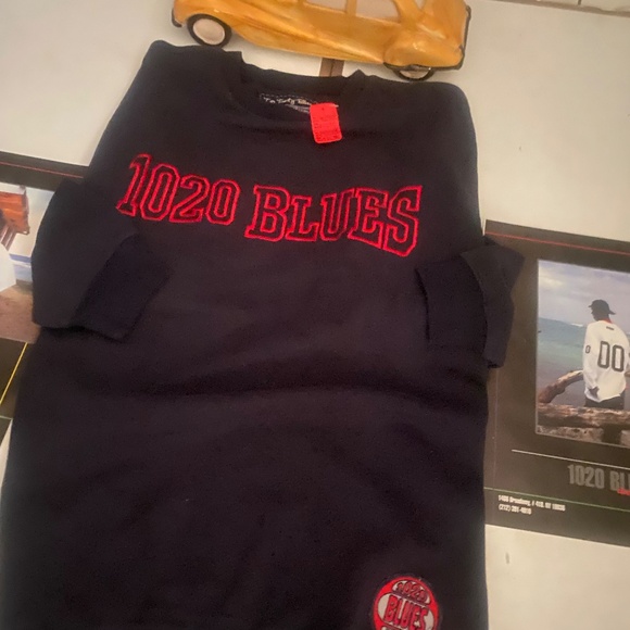 1020 Blues 90s Vintage SweatShirt Sz XL - Picture 4 of 14